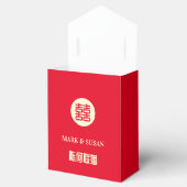 Chinesische Hochzeit Vielen Dank für Ihre Gefallen Geschenkschachtel (Geöffnet)