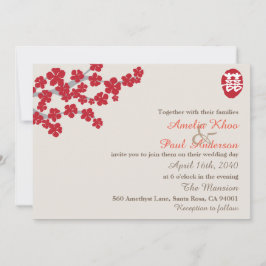 Chinesische Hochzeitseinladung Einladung