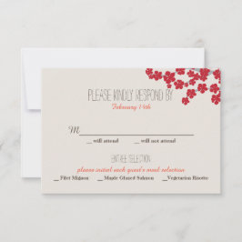 Chinesische Hochzeitseinladung - UAWG RSVP Karte