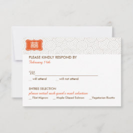 Chinesische Hochzeitseinladung - UAWG RSVP Karte