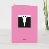 Chinesische Hochzeitskarte Karte (Rückseite)