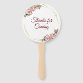 Chinesische Hochzeitskrieg-Blume Fächer (Rückseite)