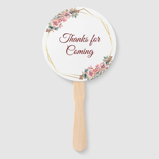 Chinesische Hochzeitskrieg-Blume Fächer (Rückseite)