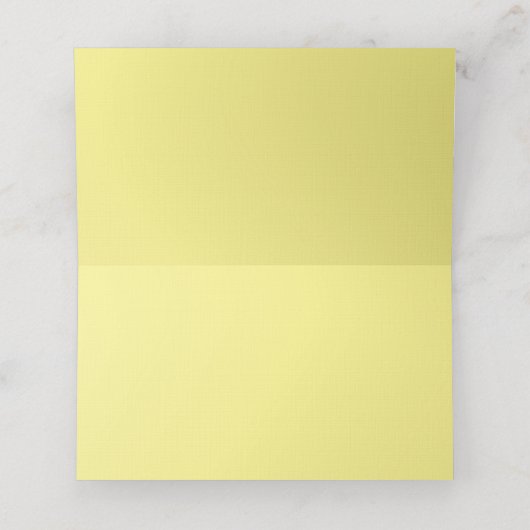 Chinesische Hochzeitskrieg-Blume Platzkarte (Innenseite Aufgefaltet)