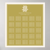 Chinesische Hochzeitstabelle für doppeltes Glück Poster (Vorne)