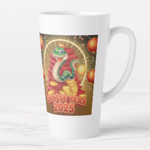 Chinesische Holzschlange Milchtasse