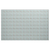 Chinesische Hunde hellblau Stoff (Yard (91,4 cm))