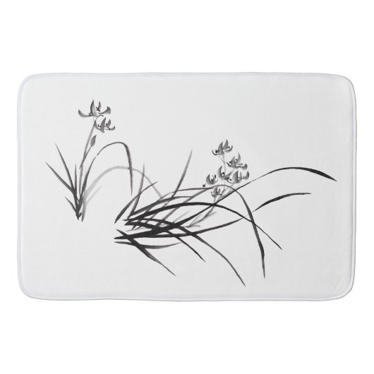 Chinesische Iris im Frühling Badematte (Vorderseite)