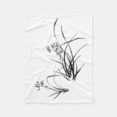 Chinesische Iris im Frühling Fleecedecke (Vorderseite)