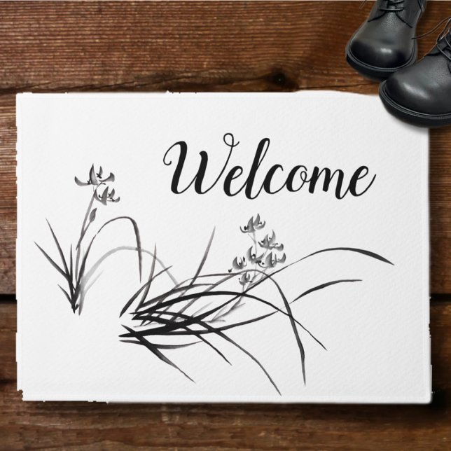 Chinesische Iris im Frühling Fußmatte (Von Creator hochgeladen)