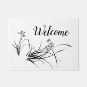 Chinesische Iris im Frühling Fußmatte (Vorderseite)