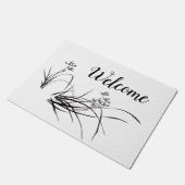 Chinesische Iris im Frühling Fußmatte (Schrägansicht)