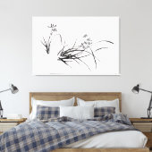 Chinesische Iris im Frühling Leinwanddruck (Insitu (Schlafzimmer))