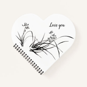 Chinesische Iris im Frühling Notizblock