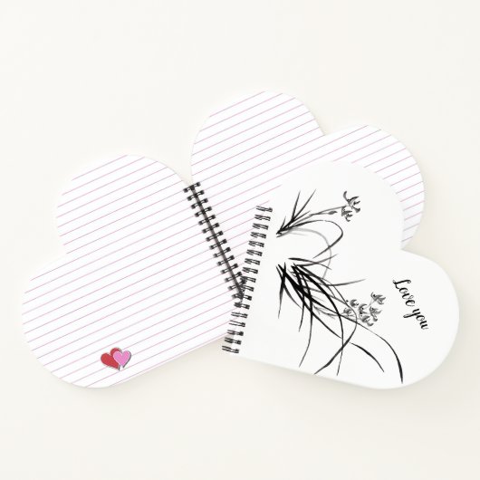 Chinesische Iris im Frühling Notizblock (Innenseite)