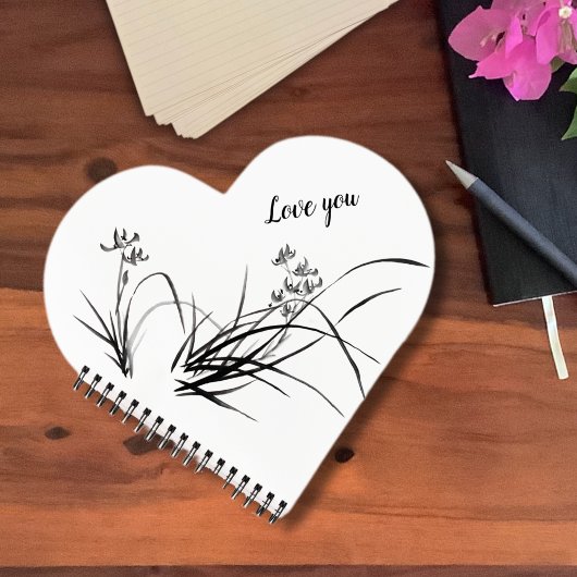 Chinesische Iris im Frühling Notizblock