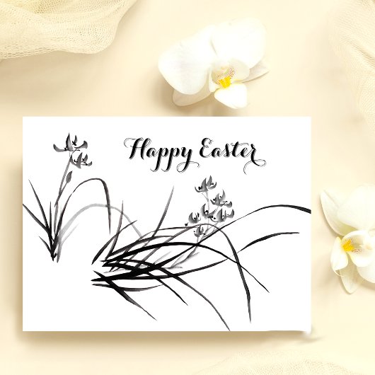 Chinesische Iris im Frühling Postkarte