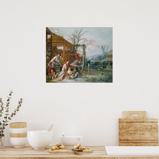 Chinesische Jagd, c.1742 Poster (Küche)