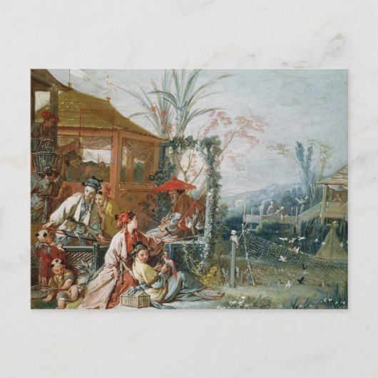 Chinesische Jagd, c.1742 Postkarte (Vorderseite)
