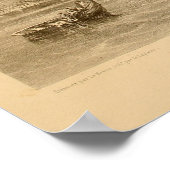 Chinesische Junks in Singapur Poster (Ecke)