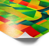 Chinesische Junks, Sonnenuntergänge, Segel und Sch Fotodruck (Ecke)