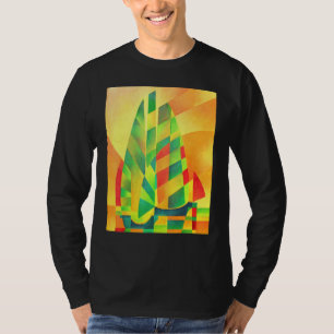 Chinesische Junks Sunset Sails und Shadows kühner  T-Shirt