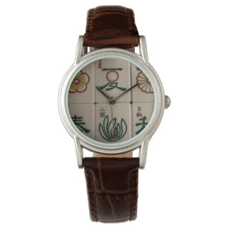 Chinesische Kacheln Uhr