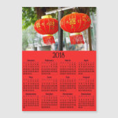 Chinesische Kalender-magnetische Foto-Karte des Magnetkarte (Vorderseite)