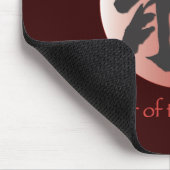 Chinesische Kalligrafie für Dragon auf dem Roten B Mousepad (Ecke)