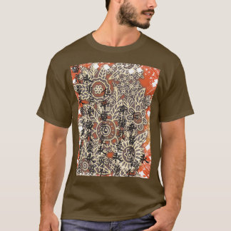 Chinesische Kalligrafie Sonnenblumen 1 T-Shirt