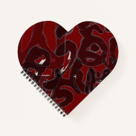 Chinesische Kalligraphie- Dao folgt der Natur 道法自然 Notizblock