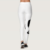 Chinesische Kalligraphie-Leggings "Gib nicht zu" Leggings (Rückseite)