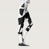 Chinesische Kalligraphie-Leggings "Gib nicht zu" Leggings (Rechts)