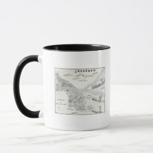 Chinesische Karte der großen Flut Tasse