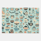 Chinesische Keramik Geschenkpapier Set (Vorderseite 3)