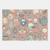 Chinesische Keramik Geschenkpapier Set (Vorderseite 2)