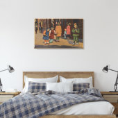 Chinesische Kinder in Chinatown - San Francisco, C Leinwanddruck (Insitu (Schlafzimmer))