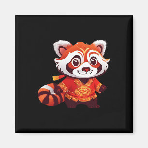 Chinesische Kinder Mädchen Jungen Lustiger Roter P Magnet