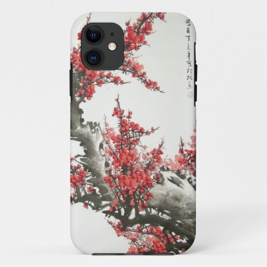 Chinesische Kirschblüte Case-Mate iPhone Hülle (Rückseite)