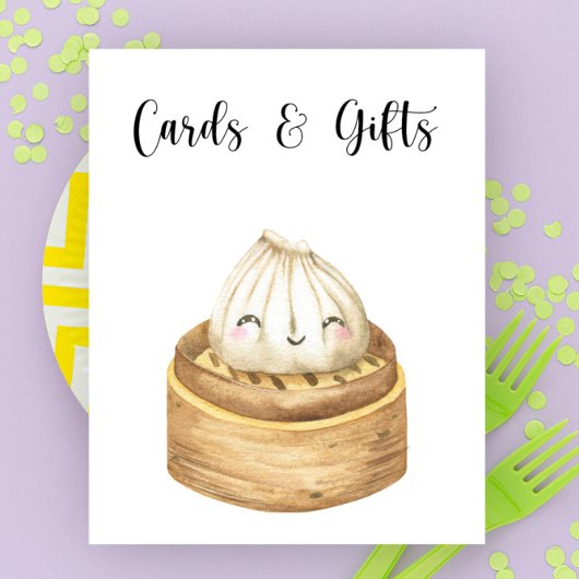 Chinesische Klammer - Karten und Geschenke Babydus Poster