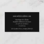 Chinesische Klugheits-Münzen-Visitenkarten des Visitenkarte (Rückseite)