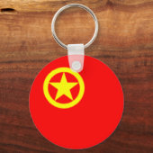CHINESISCHE KOMMISTISCHE FLAG SCHLÜSSELANHÄNGER (Vorderseite)