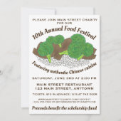 Chinesische Küche Rindfleisch und Broccoli Food Fe Einladung (Vorderseite)