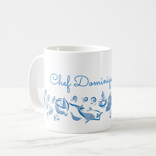 Chinesische Küche Zeichnend Tasse (Vorderseite Links)