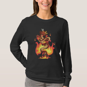 Chinesische Kultur China Mythische Fantasie Kreatu T-Shirt