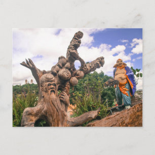 Chinesische Kunst in Dalat, Vietnam Postkarte