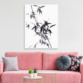 Chinesische Kunst mit  Bambusmalerei  Leinwanddruck (Insitu (Wohnzimmer))