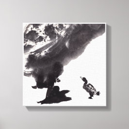 Chinesische Kunst mit Entenmotiv Leinwanddruck