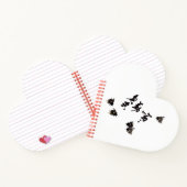 Chinesische Kunst mit Kalligraphie & Hummelmalerei Notizblock (Innenseite)