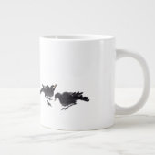 Chinesische Kunst mit Vogelmotiv Jumbo-Tasse (Rechts)
